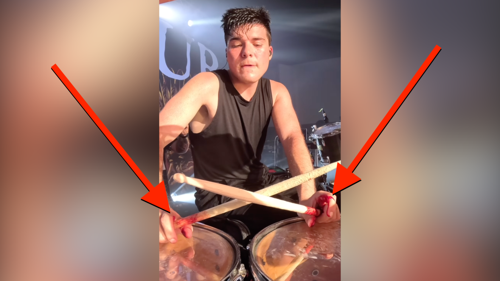 Watch: Sepultura Drummer Greyson Nekrutman Slices Fingers During Show