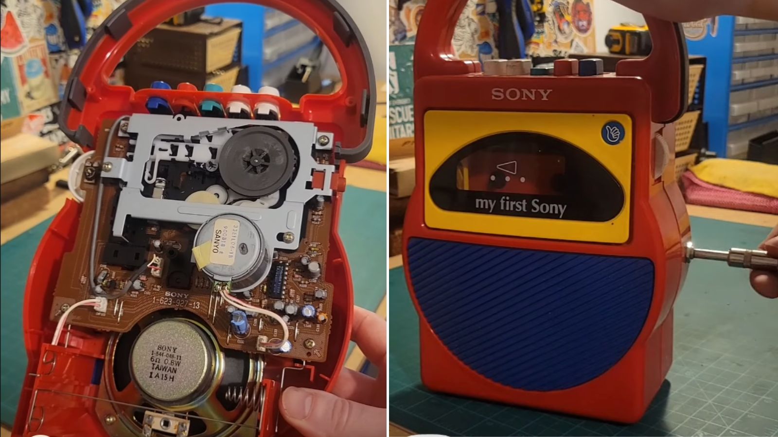 You Can Easily Convert an Old Cassette Tape Player Into a Fuzzy Guitar