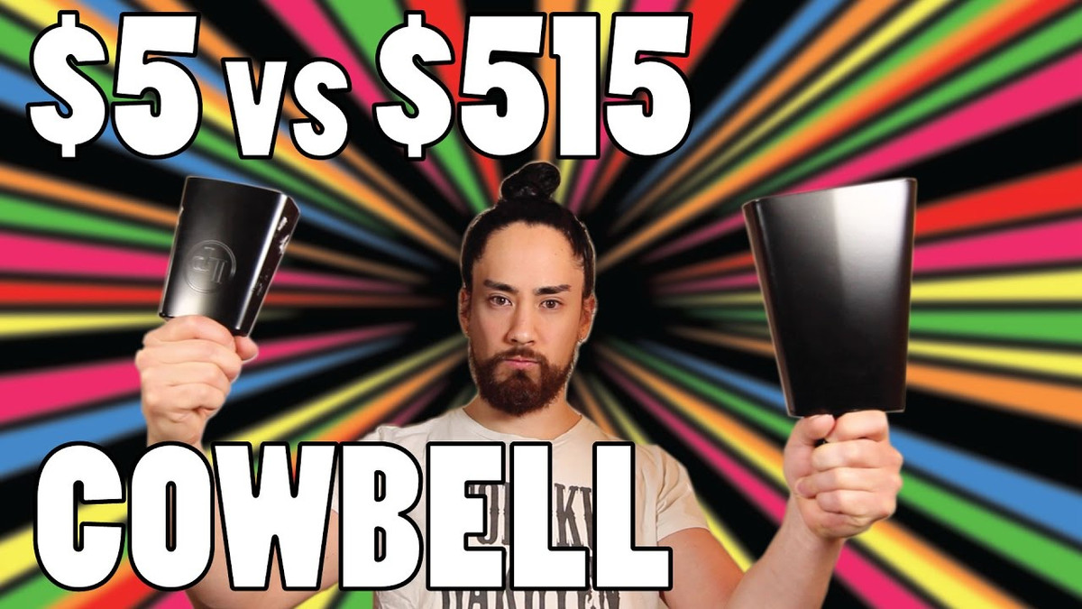 Cowbell Variations Test: This Is The Difference Between $5 Cowbell and $515 Cowbell ...