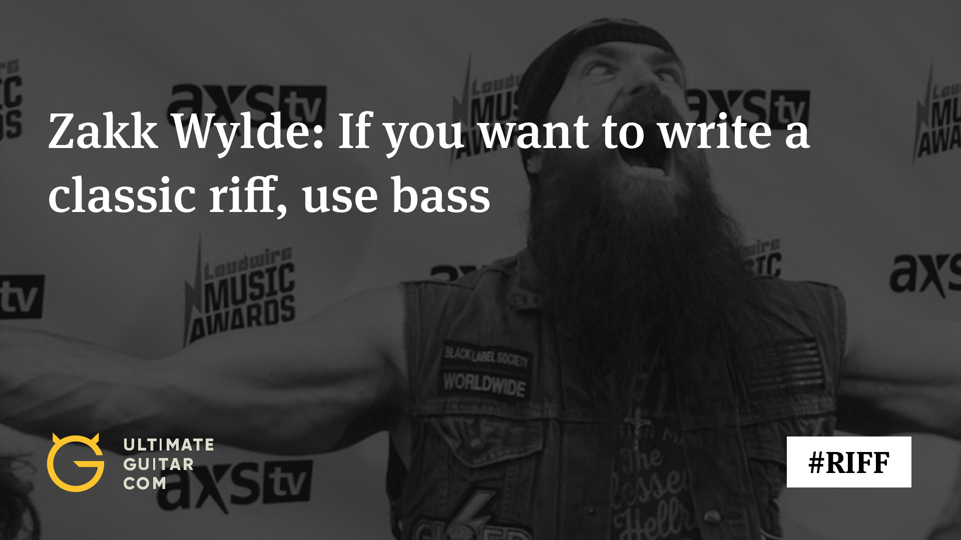 Zakk Wylde: Want to Write a Riff to Be Remembered By? Use Bass