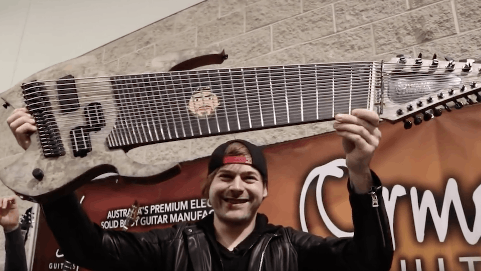 Jared dines 18 string guitar sales