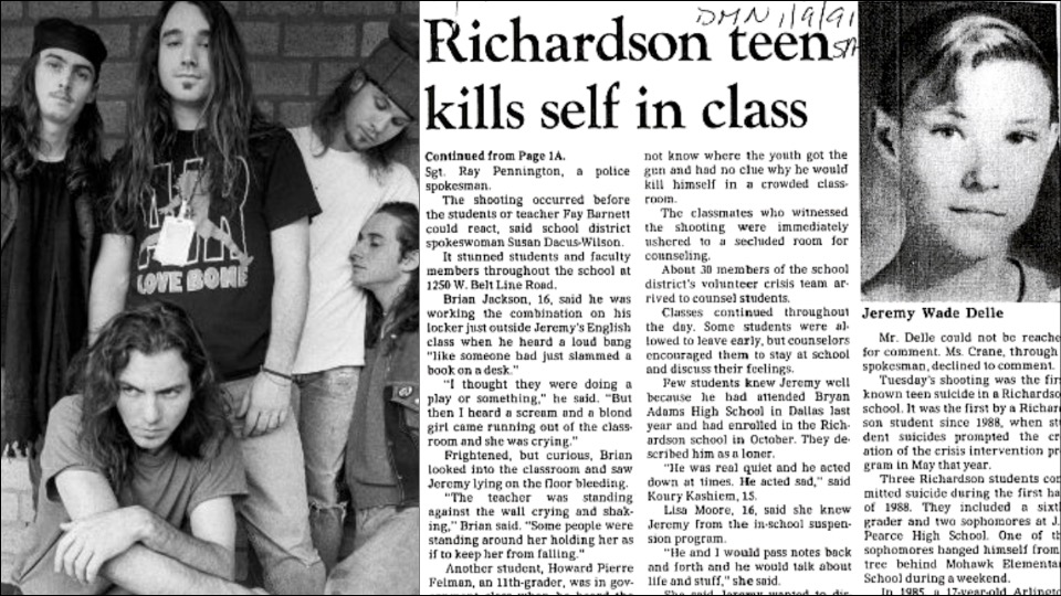 Jeremy Delle’s Friend: I Was Angry at Pearl Jam for Writing Song About