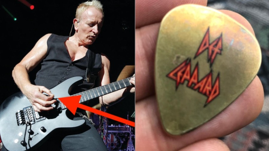 Metal plectrum store