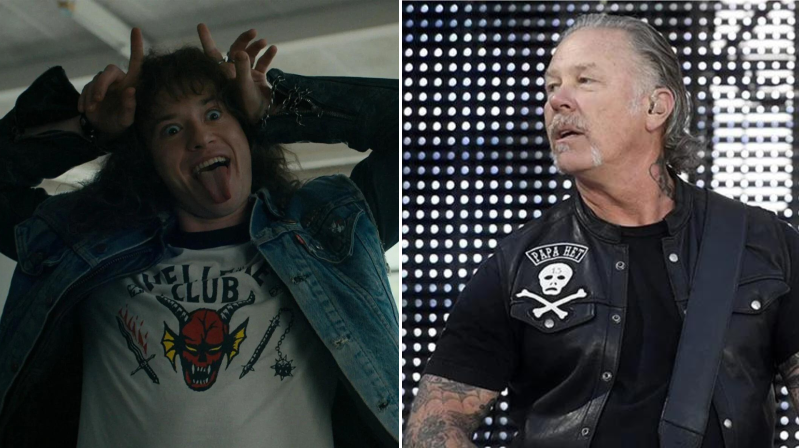 Metallica's James Hetfield Dresses as 'Stranger Things' Character Eddie  Munson for Halloween, Here's What That Looked Like | Music News @  