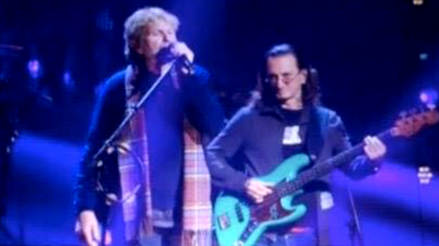 Watch Geddy Lee Joins Yes at Rock Hall Induction With Jon Anderson for