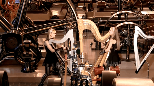 Watch: 2 Girls Rock Black Sabbath's 'Iron Man' on 3 Harps
