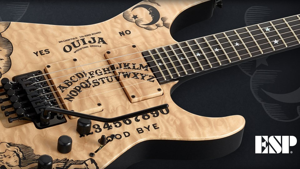 New Guitars ESP Launches Limited Edition Kirk Hammett Ouija Natural Ultimate Guitar