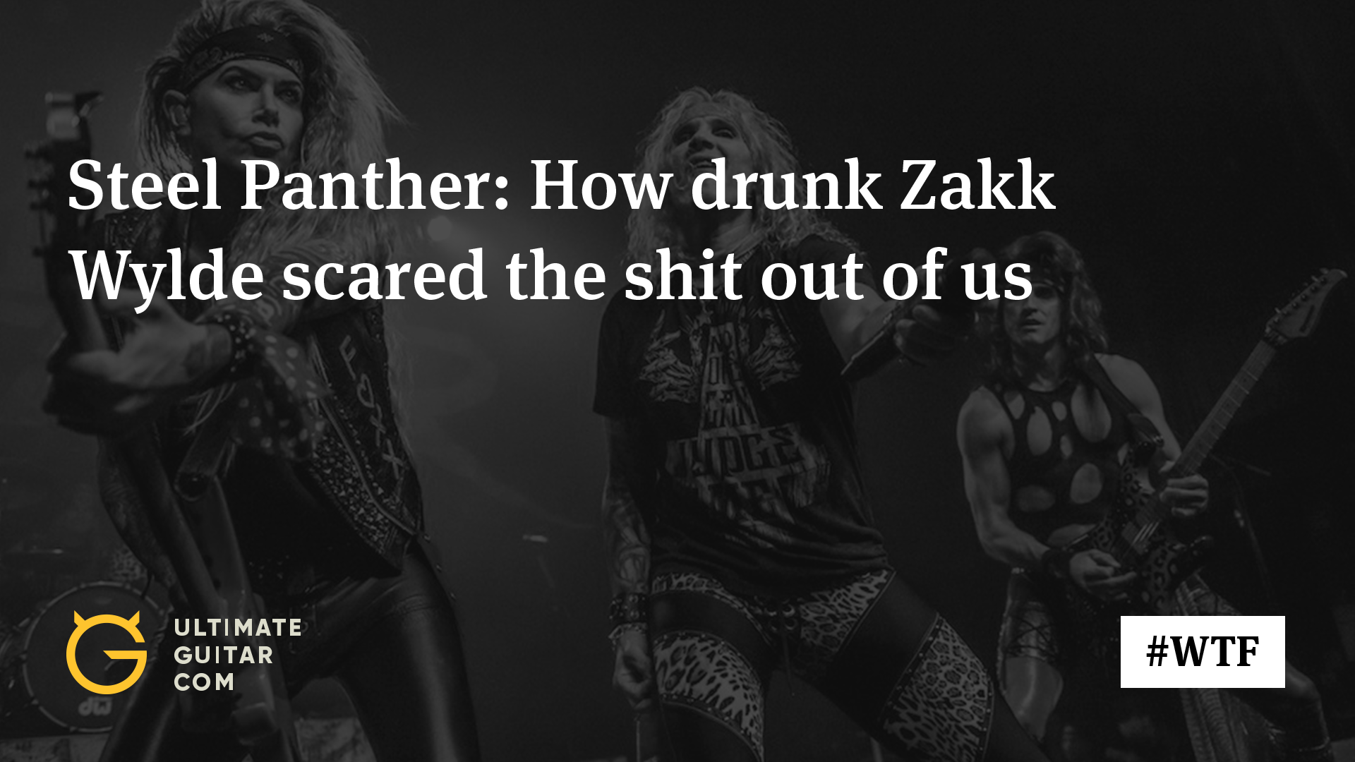 Steel Panther That Time Drunk Zakk Wylde Scared the Shit Out of Us