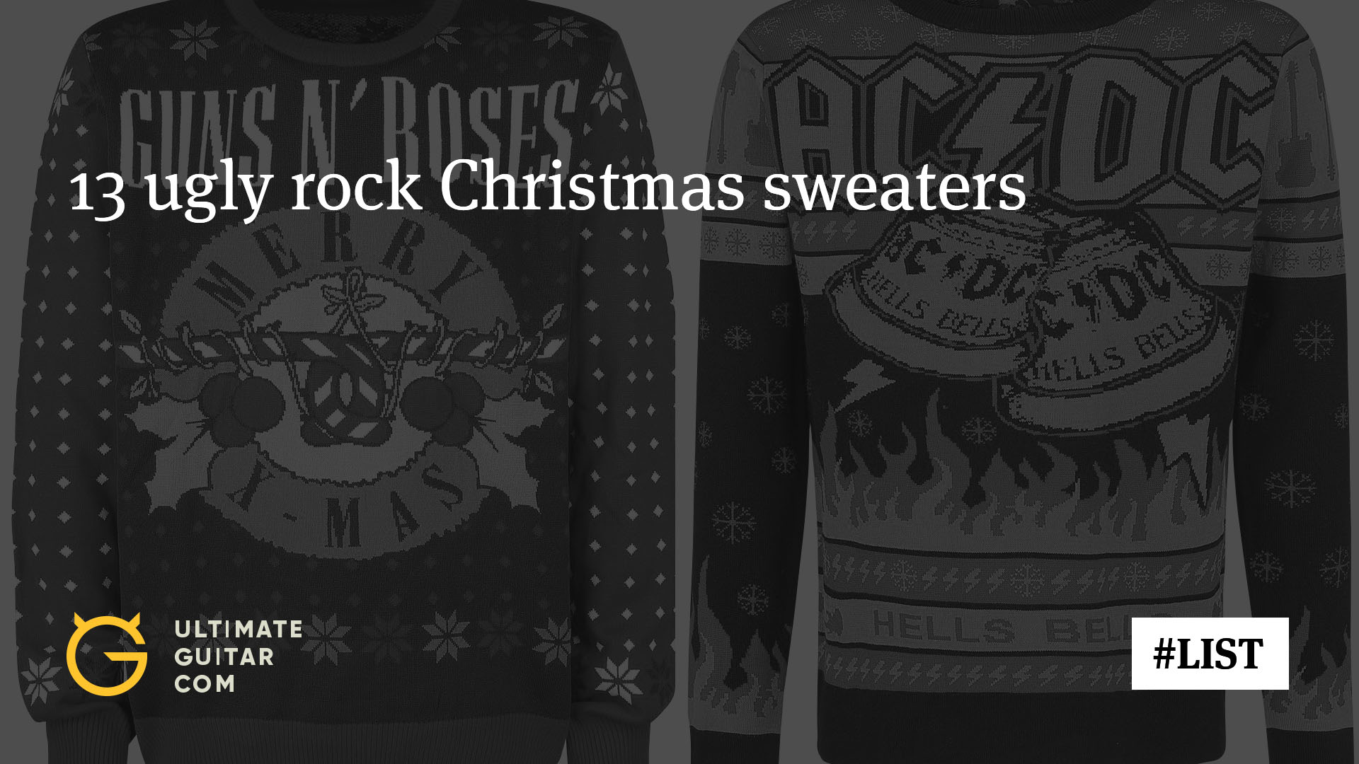 13 Ugly Rock Christmas Sweaters Music News