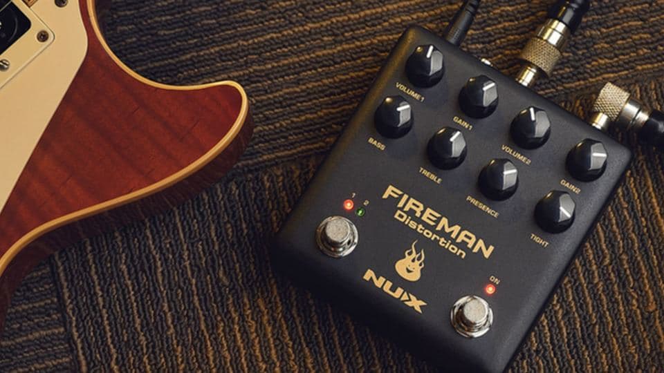 ギター NUX  FIREMAN distortion Amazon.com: NUX Fireman Distortion Effect Pedal Dual Channel