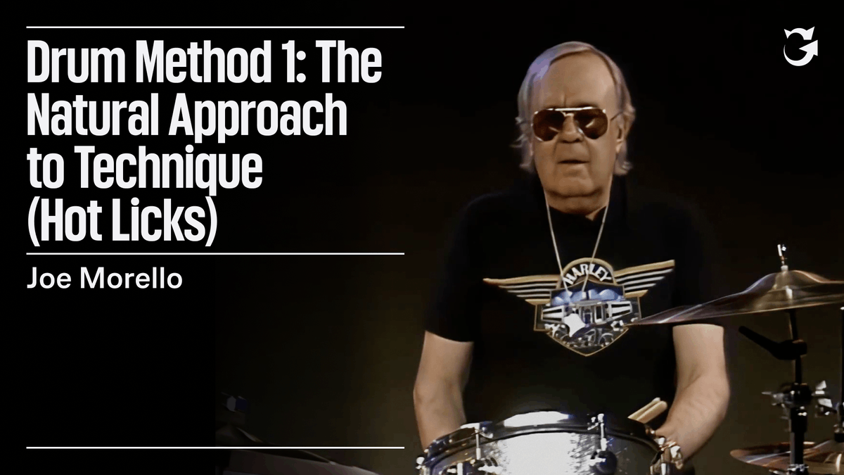 Joe Morello - Drum Method 1: The Natural Approach to Technique
