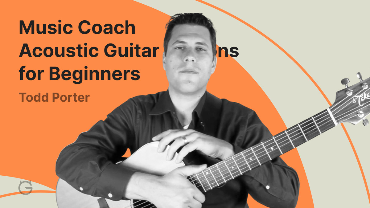 Music Coach Acoustic Guitar Lessons for Beginners by Todd Porter