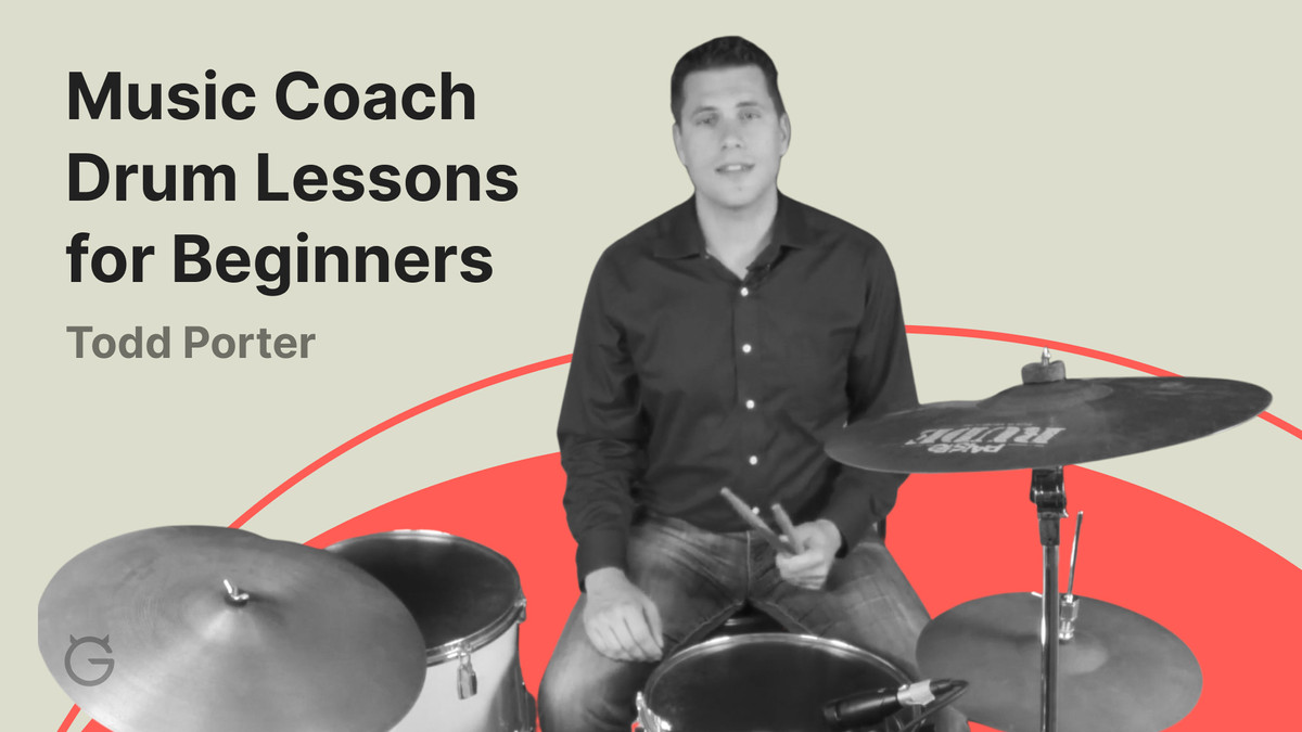 Music Coach Drum Lessons for Beginners by Todd Porter